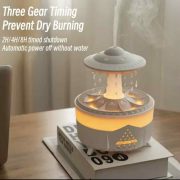Umidificator și difuzor de aromaterapie cu lumină LED - UFO Raindrop