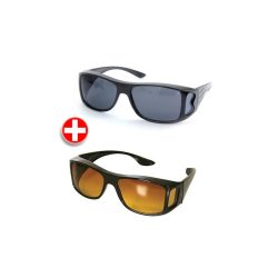 Kit ochelari auto HD Vision pentru condus ziua si noaptea
