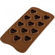 Forma Silicon Pentru Bomboane De Ciocolata 12 inimi