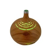Vaporizator de aromoterapie de design cu efect de lemn cu telecomandă / 400 ml