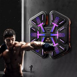   Masina de box muzicala, aparat inteligent de box cu 9 viteze, aparat de box muzical montat pe perete, cu manusi de box