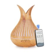 WORTH AIR  Led efect lemn, Vaporiazator aromaterapie cu telecomanda