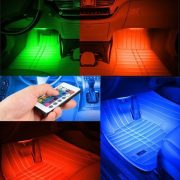 Lumini Ambientale Auto LED SMD cu Telecomanda