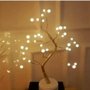 Arborele Bonsai LED funcționează atât de la baterie, cât și de la USB. Iluminare excelentă de decor de noapte.