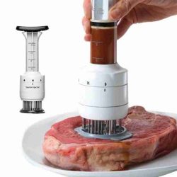 Fragezitor de carne cu injector pentru sos